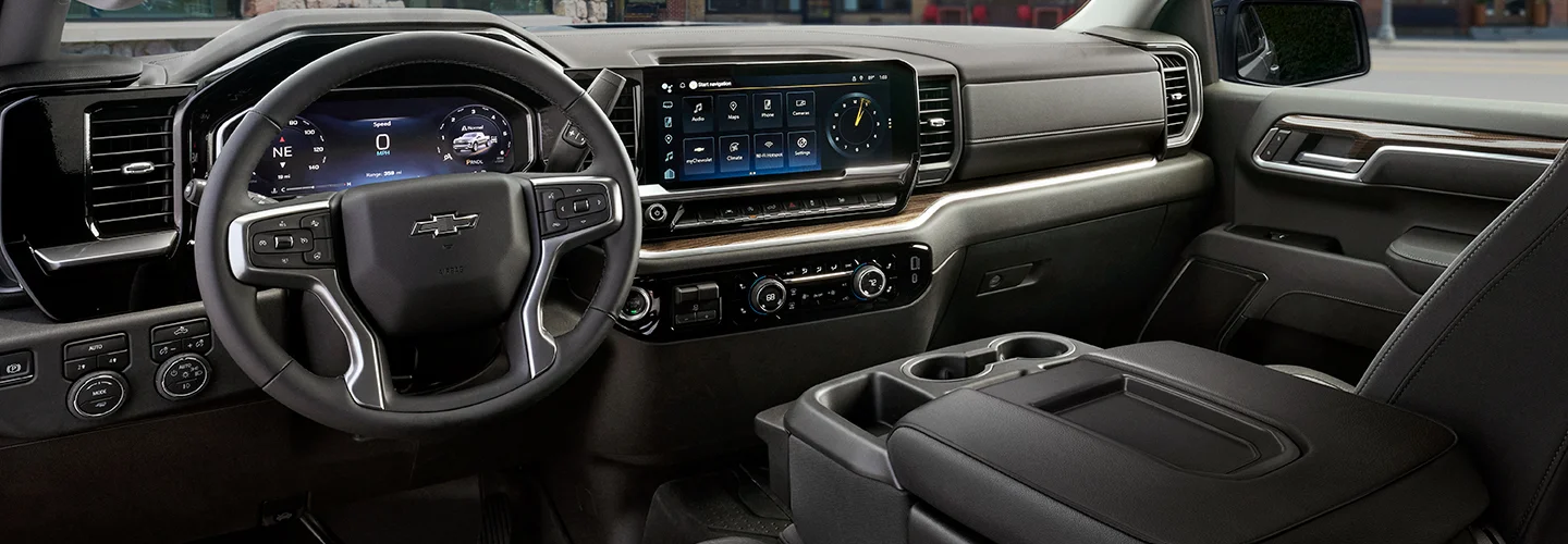 inside the 2026 Chevrolet Silverado in Brunswick, GA