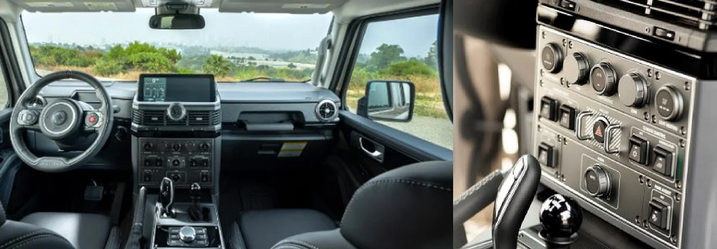 interior view of a 2025 INEOS Grenadier Arcane Detour