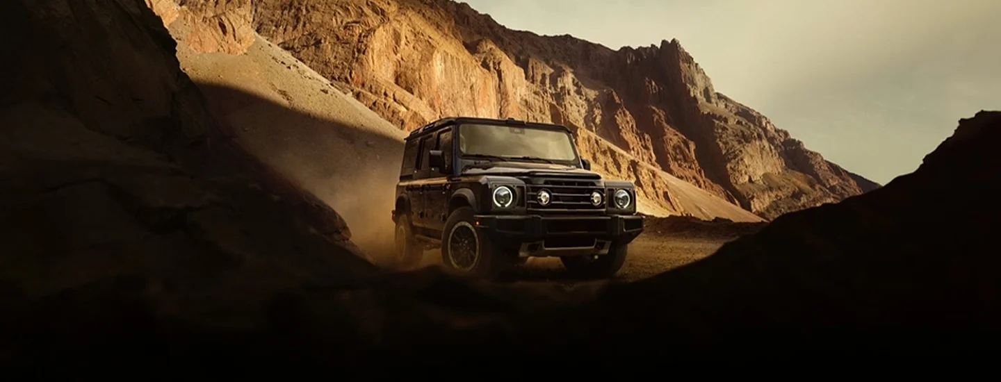 2025 INEOS Grenadier Arcane Detour in the desert