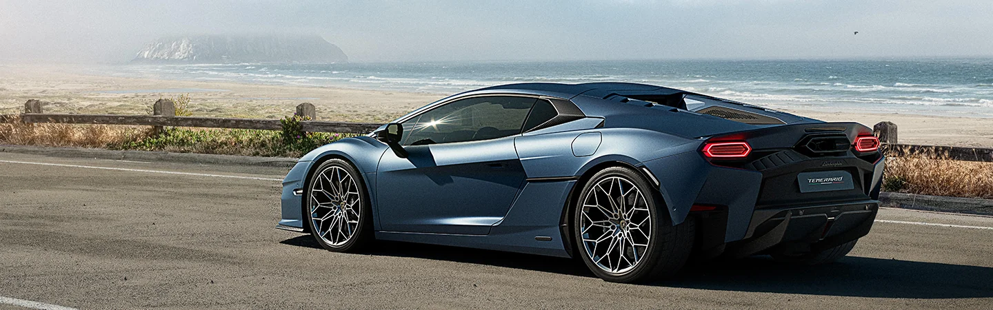 2026 Lamborghini Temerario Base parked by a beach