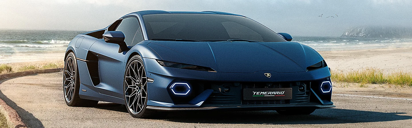 front view of a 2026 Lamborghini Temerario Base