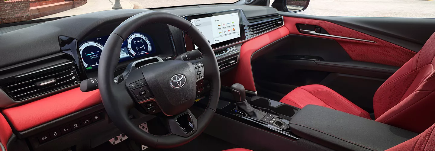 Interior view of 2026 Toyota Camry