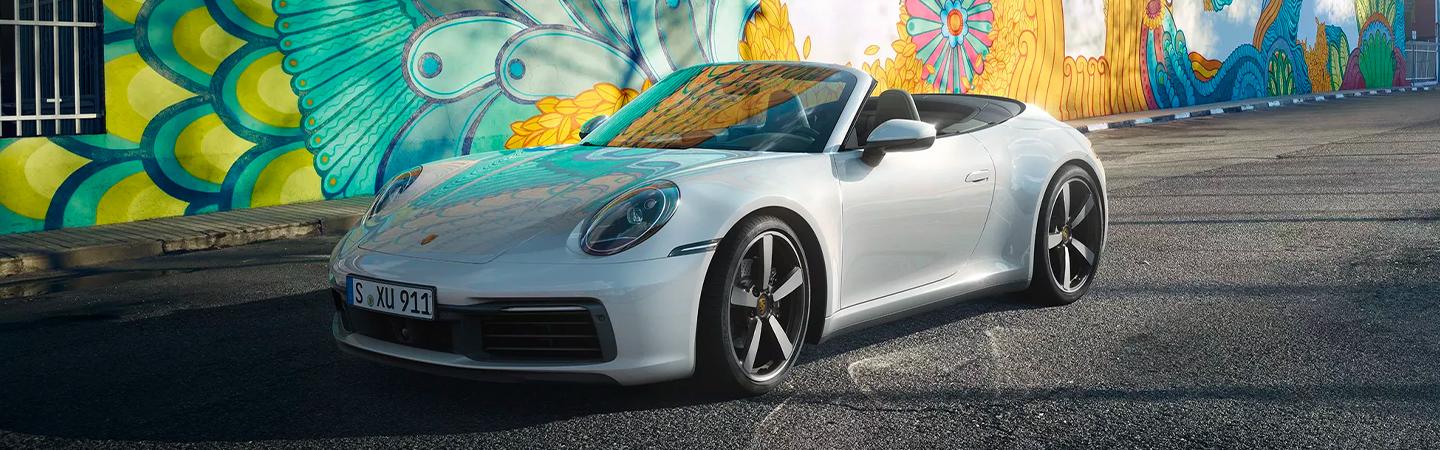 Front driver profile of the 911 Carrera