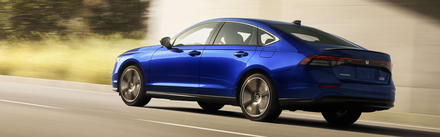 2024 Honda Accord Specs front side in Blue 