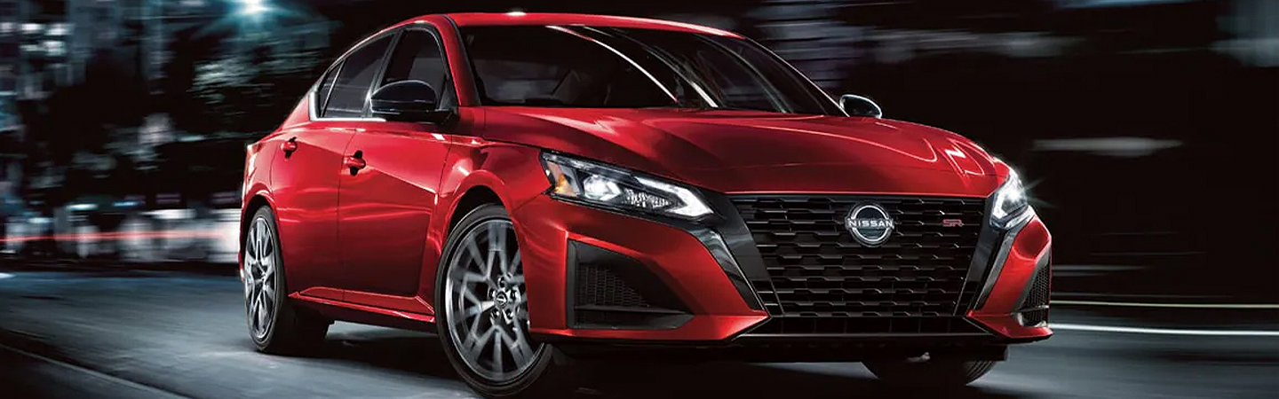 2024 Nissan Altima Dealer red color frontview