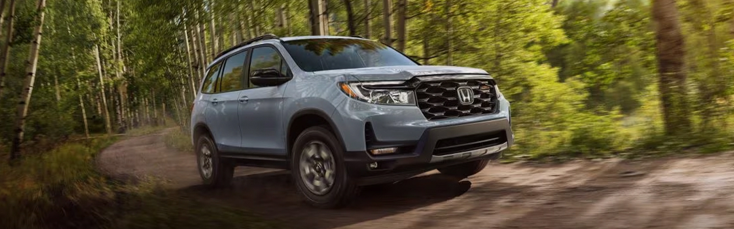 2024 Honda Passport Specs front side in silver colour