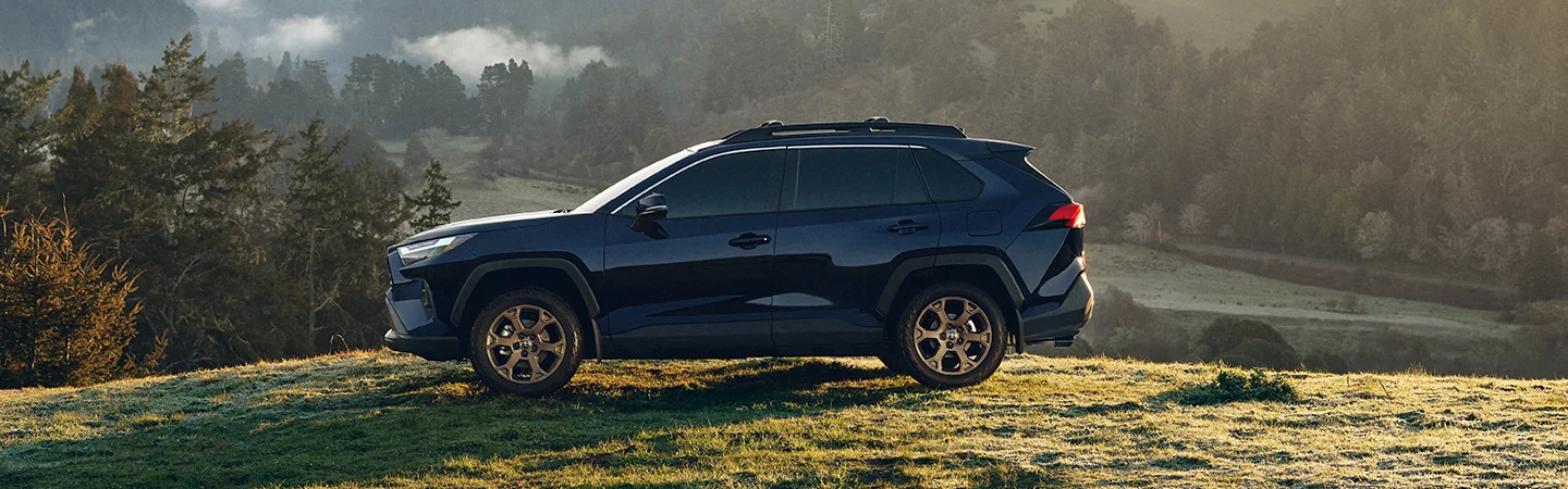 2025 Toyota RAV4 Specs blackcolor sideview