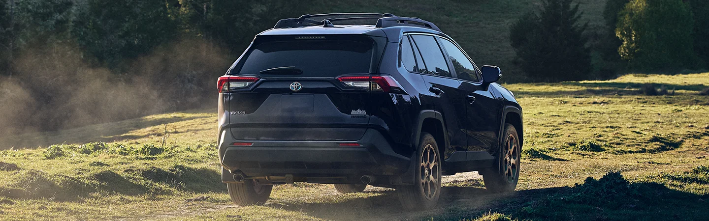 2025 Toyota RAV4 Specs blackcolor backview
