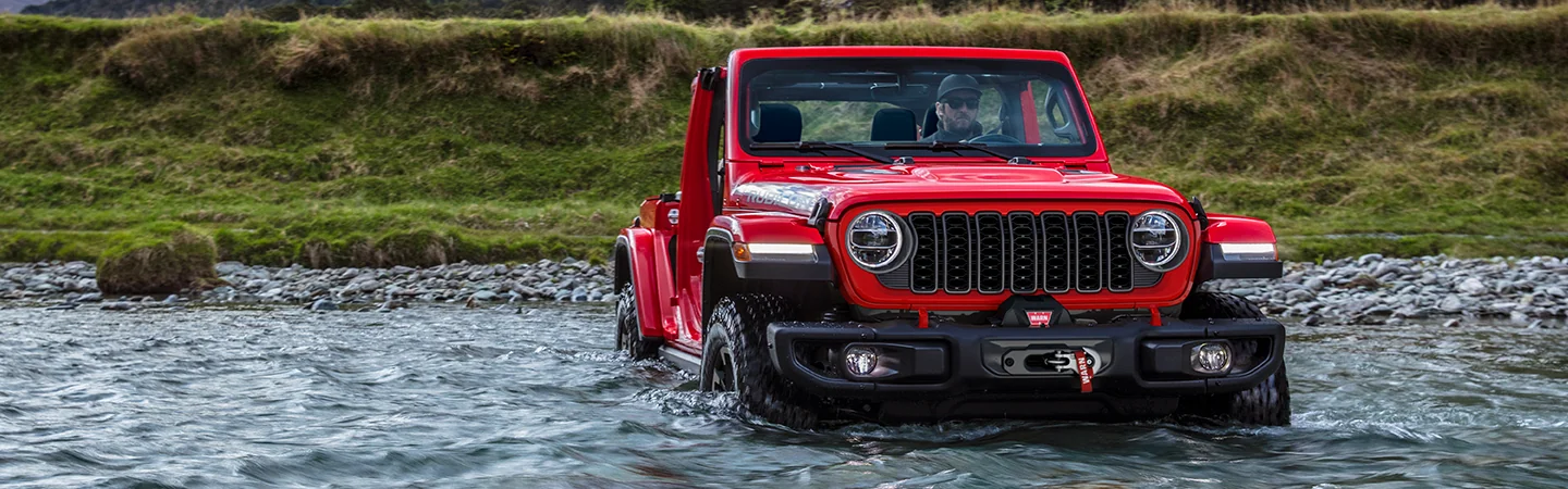 2025 Jeep Wrangler Specs redcolor frontview