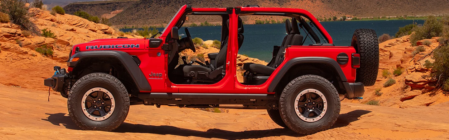 2025 Jeep Wrangler Specs redcolor sideview