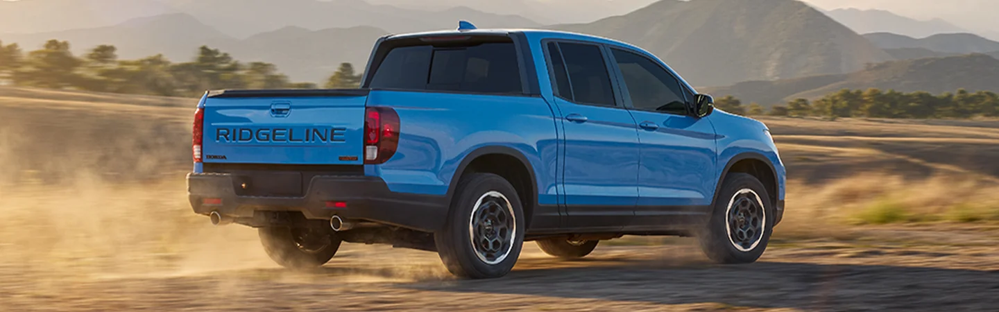2025 Honda Ridgeline bluecolor backview