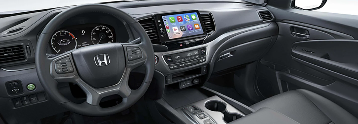 interior view of a 2026 Honda Ridgeline Sport