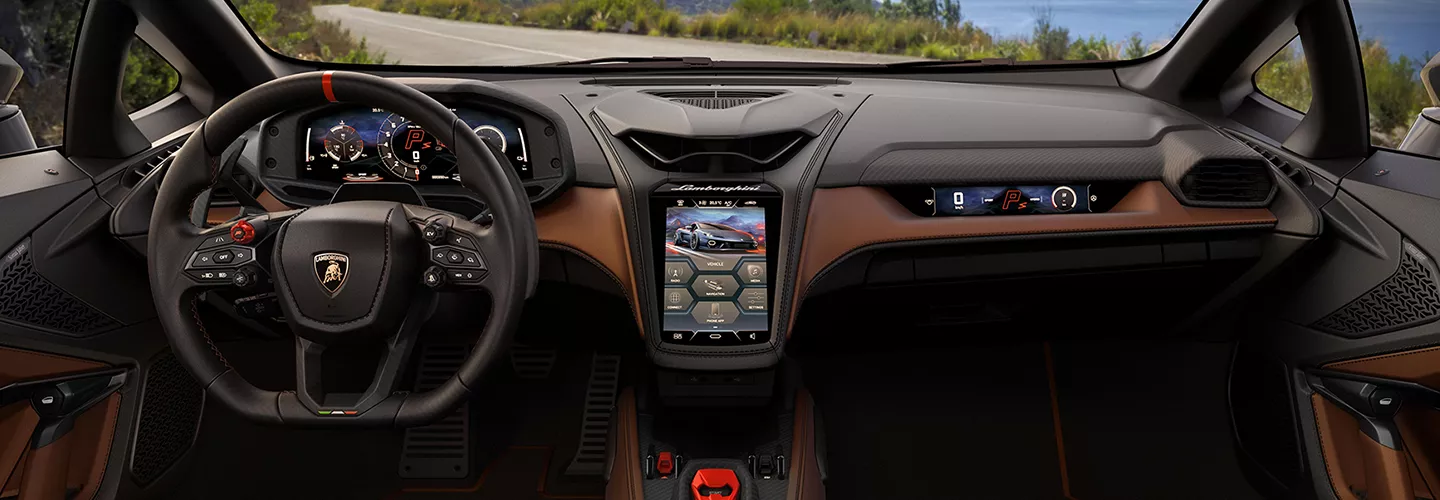 Interior view of a 2026 Lamborghini Temerario