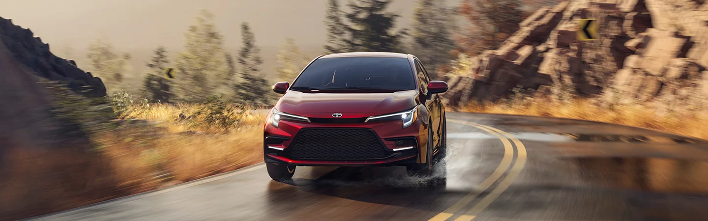 Toyota on the open road