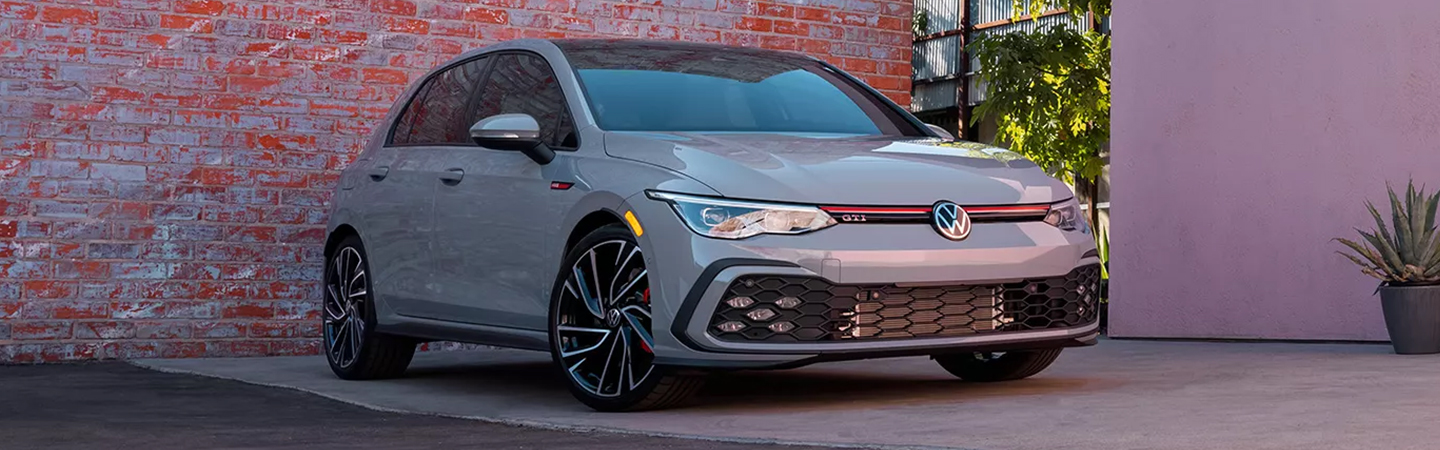 2024 Golf GTI Engine front side in silver 