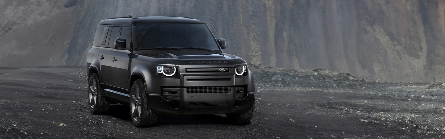 2025 Defender 130 Specs color black and front view