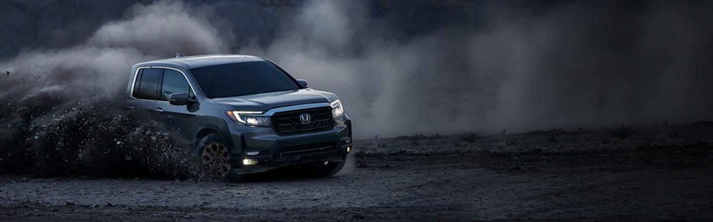 2022 Honda Ridgeline driving off road