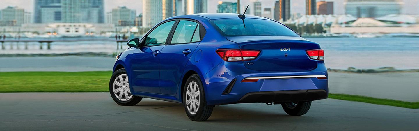 rear view 2022 Kia Rio