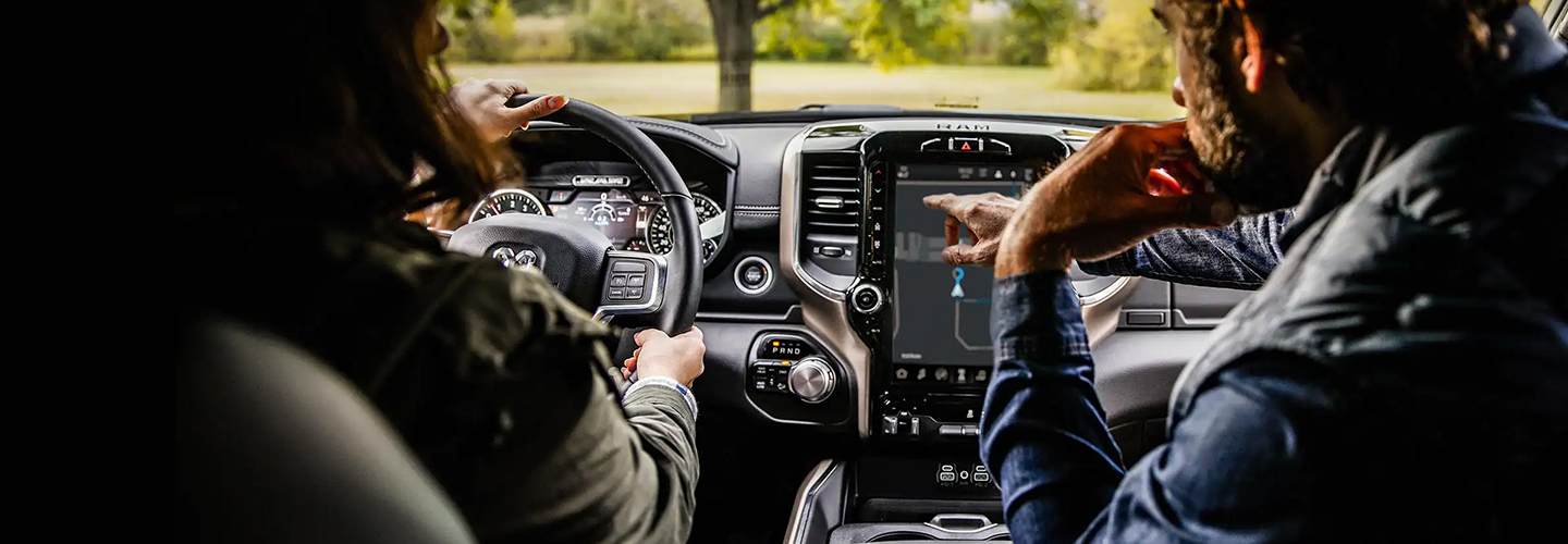 The 2022 RAM 2500 interior