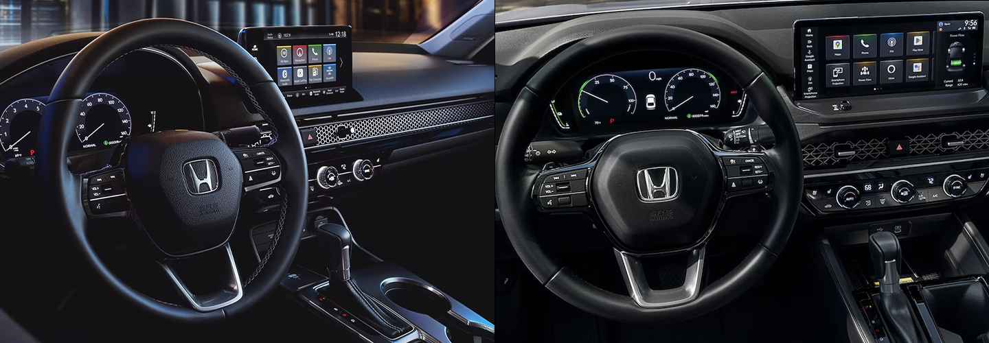 Honda Accord Specs vs Honda Civic Specs interior image