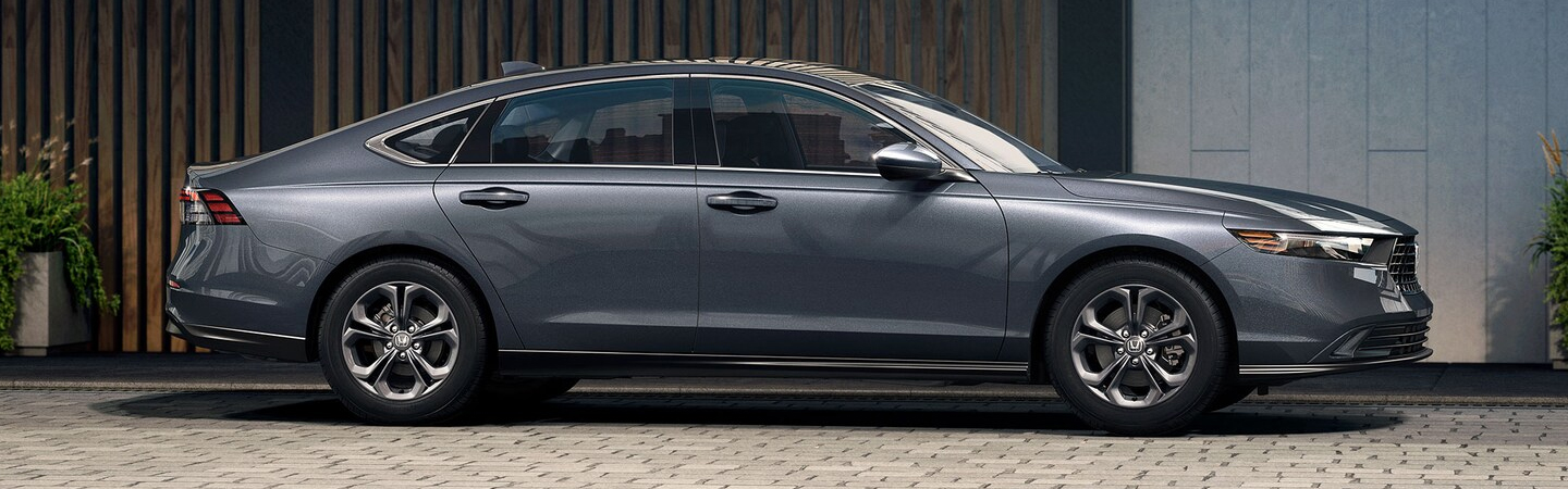 Honda Accord Specs vs Honda Civic Specs grey color side view