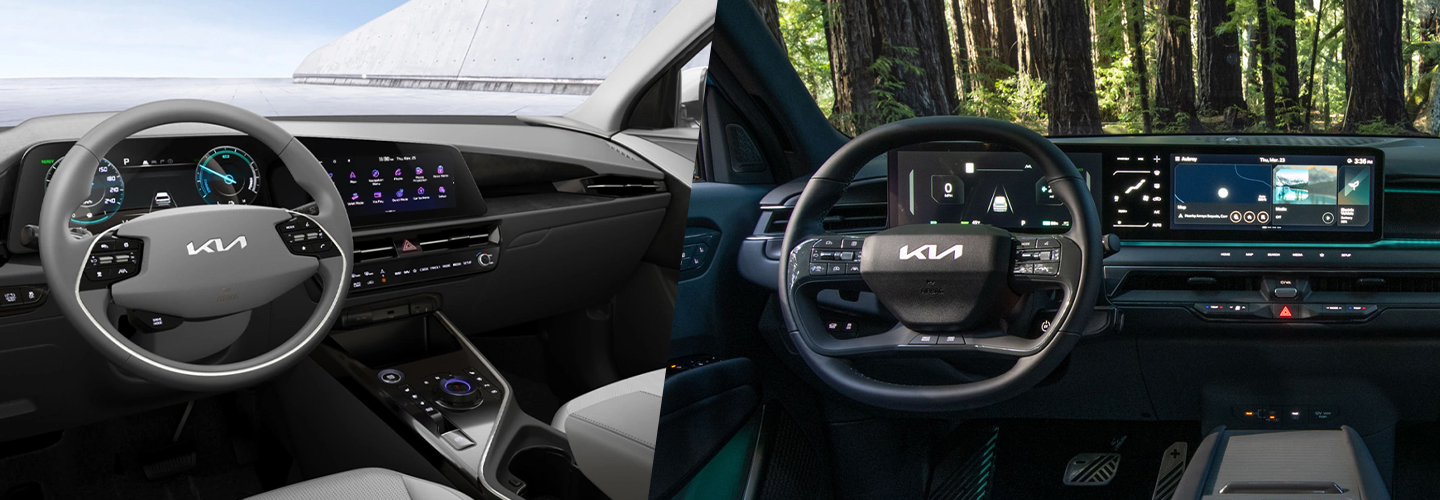 2024 Kia Niro EV vs 2024 Kia EV9 interiorimage