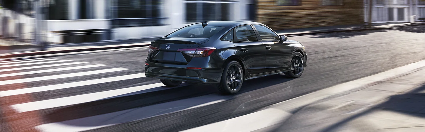 rear view of a 2026 Honda Civic Sport Hybrid