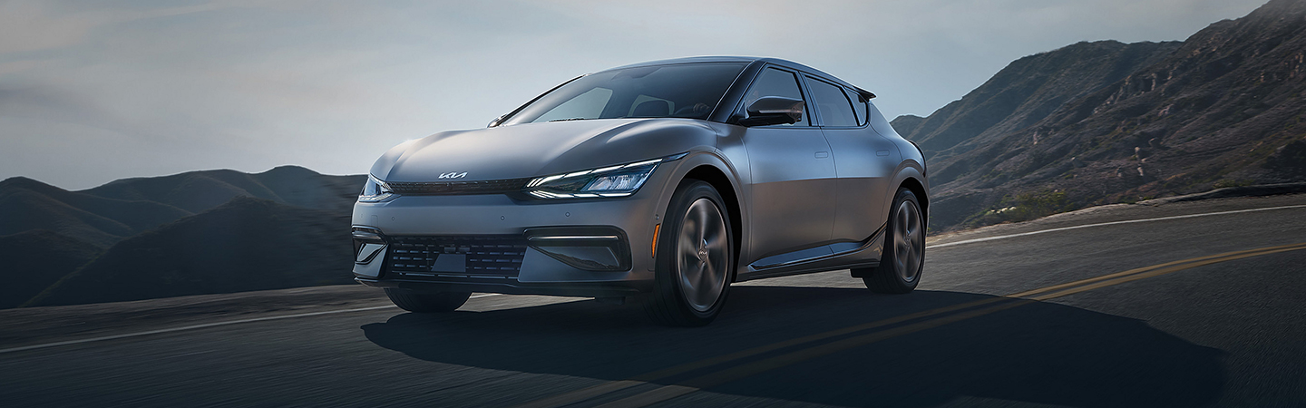 2024 Kia EV6 Specs silver color frontview