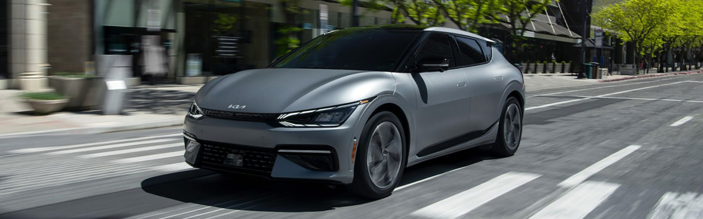 2024 Kia EV6 Specs silver color frontview
