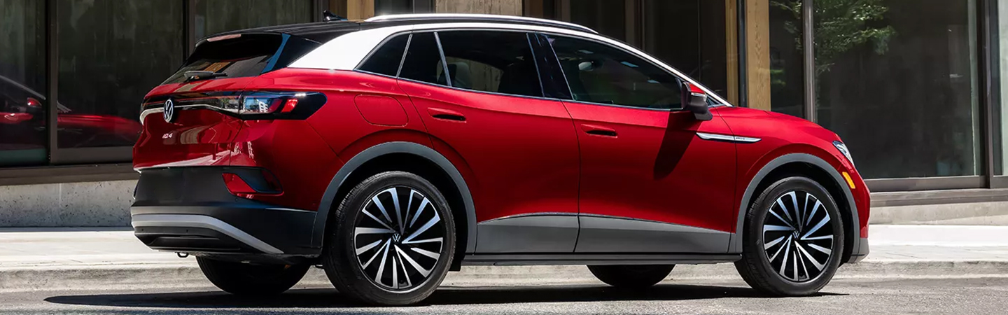 2024 Volkswagen ID 4 Specs red color side view
