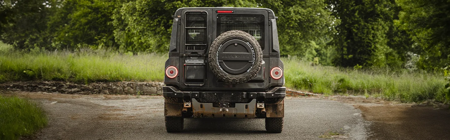 2025 INEOS Grenadier Quartermaster Black Color Back view 