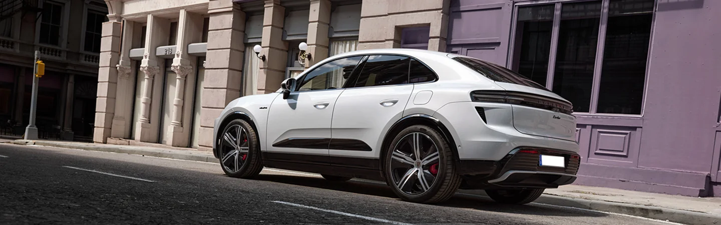 white 2025 Porsche Macan Electric