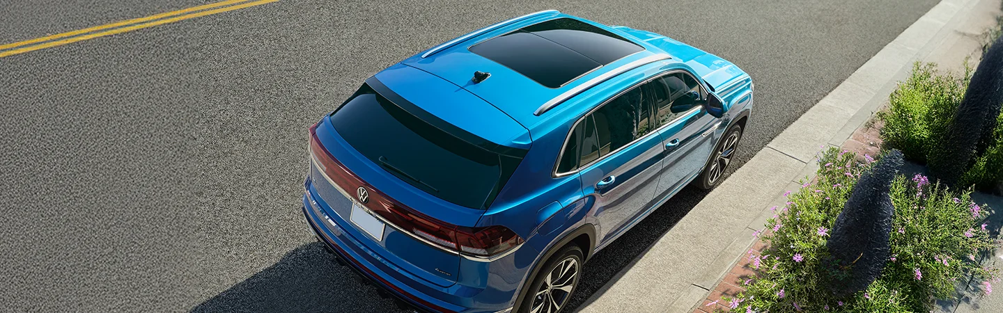 2025 Volkswagen Atlas Cross Sport blue top view