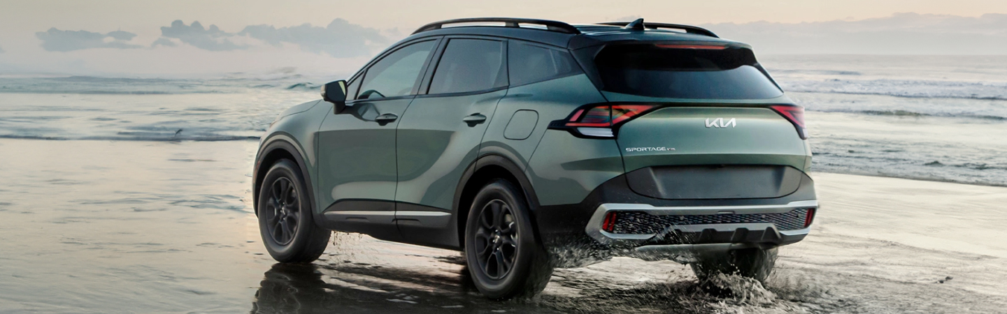 2024 Kia Sportage Specs greencolor backview