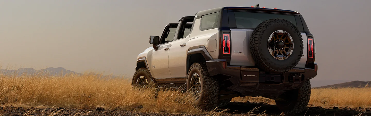2024 GMC Hummer EV Pickup Specs whitecolor backview