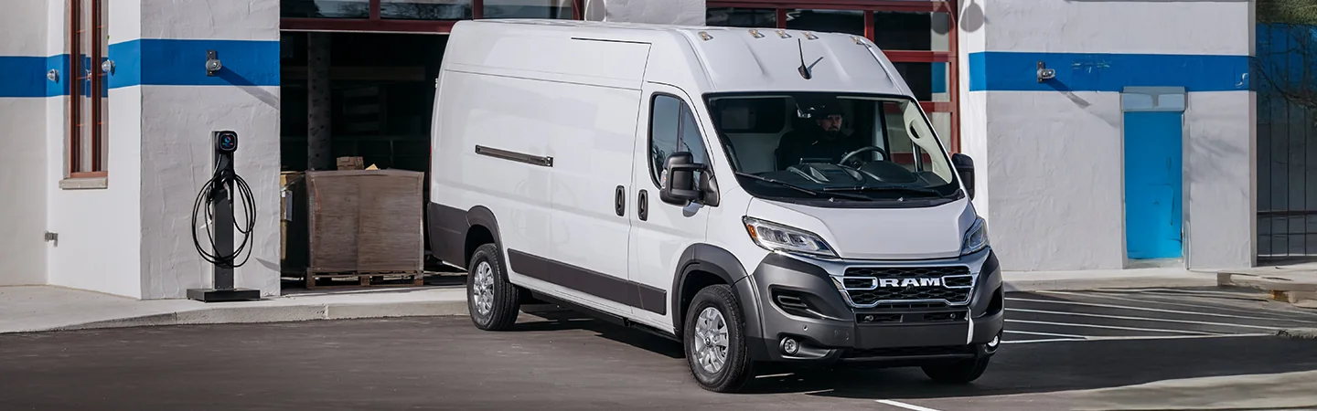 2024 RAM Promaster EV Specs whitecolor frontview