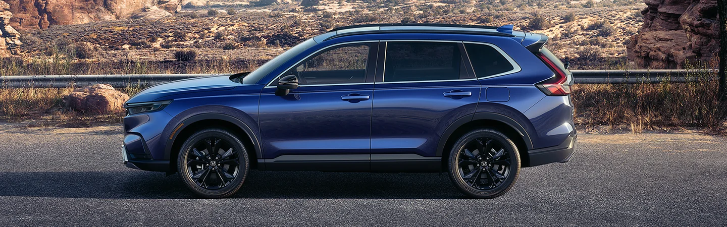 2025 Honda CR-V blue side view