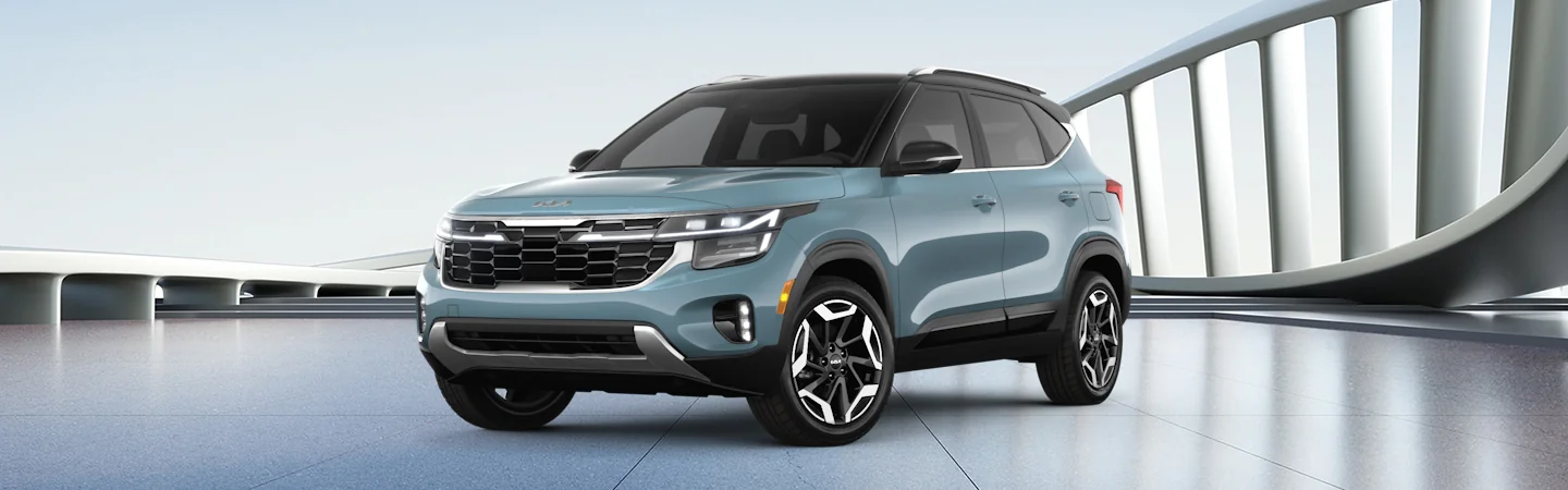 2025 Kia Seltos Specs bluecolor frontview
