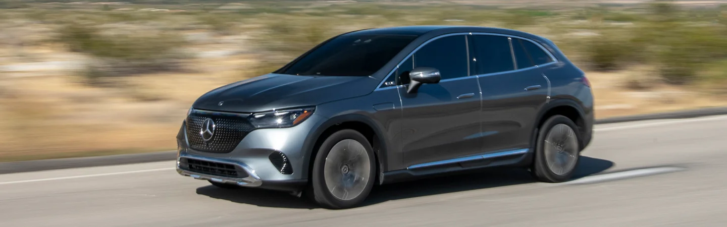 2024 Mercedes-Benz EQE SUV gray side view