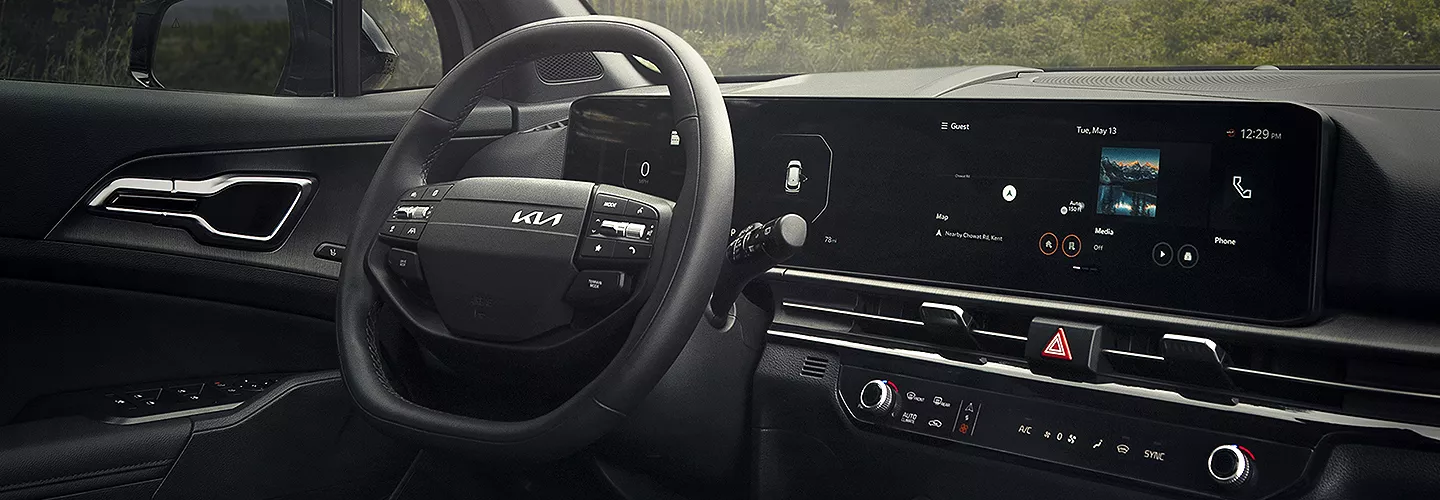 Interior view of the 2026 Kia Sportage