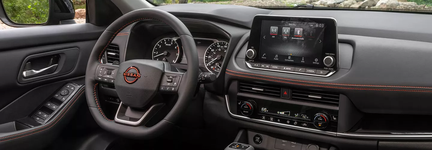 Interior view of the 2026 Nissan Rogue