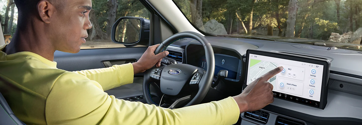 interior view of a 2026 Ford Maverick XL