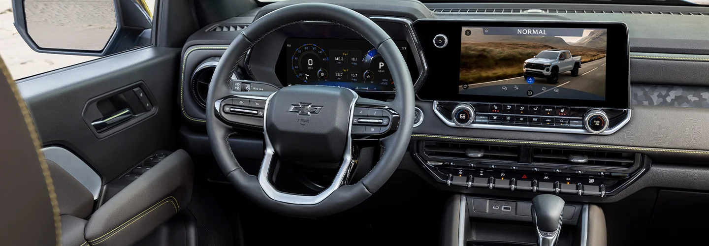 interior view of a 2026 Chevrolet Colorado WT