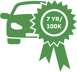 7-Year/100,000-Mile Nationwide Powertrain Warranty