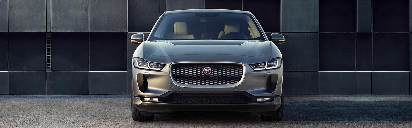 Front view of a parked 2022 Jaguar I-PACE