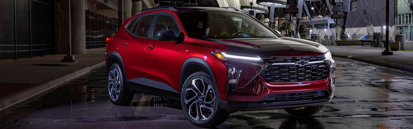 2024 Chevrolet Trax red front view