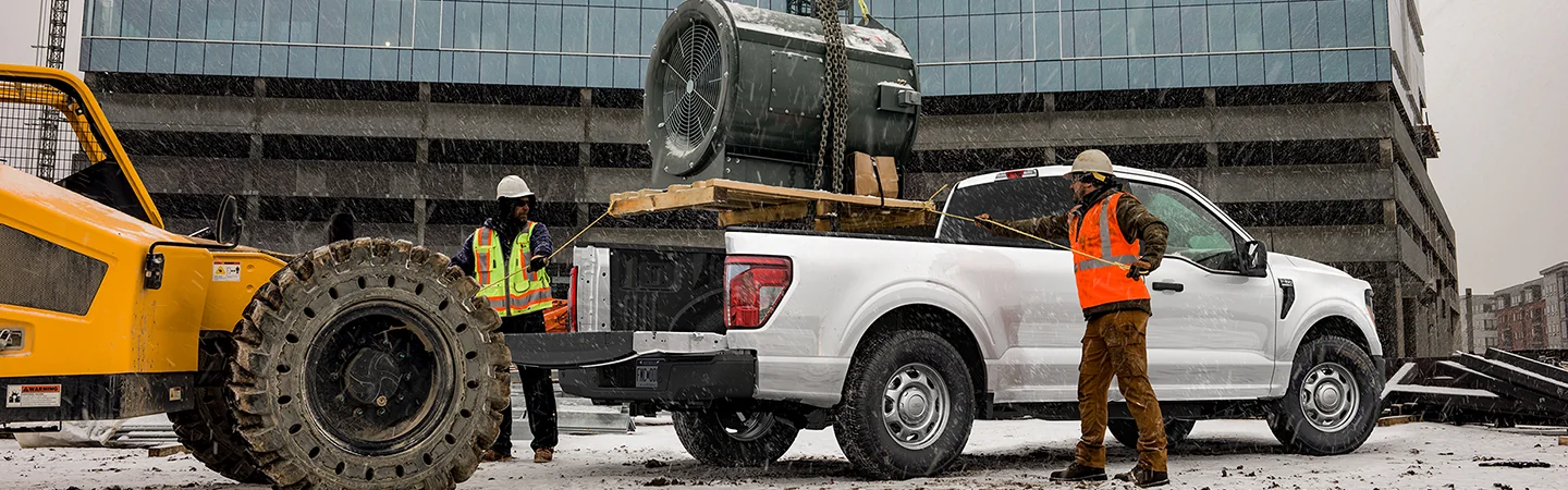 2025 Ford F-150 XL at the work site