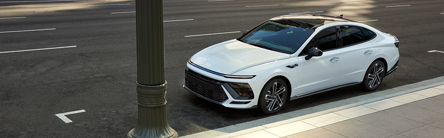 white 2025 Hyundai Sonata SE