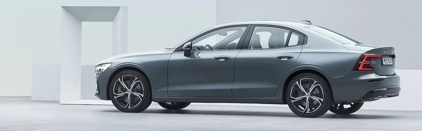2024 Volvo S60 Reliability side front in blue
