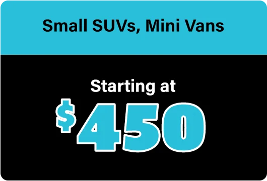 Small SUVs, Mini Vans